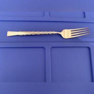 (1) VINTAGE Antique Replacement Piece international deep silver inlaid Fork